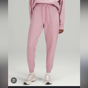 Scuba High-Rise Jogger *Full Length Heathered Pink Taupe